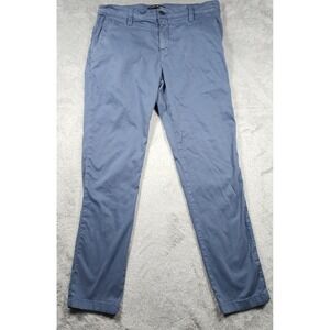 Mavi Jeans Edward‎ Pants Mens 34x34 Blue Chino Flat Front Slim Straight Leg